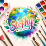 watercolor logo of StephyInTheWorld @ ASPYNEST.com